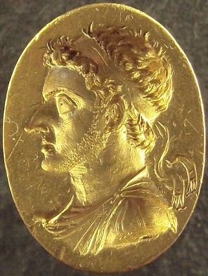 Ptolemy VI Philometor ring ca 165 BCE Musee du Louvre Paris   Photo by PHGCOM